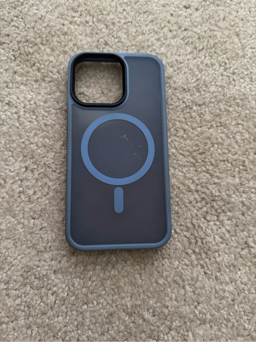 Apple MagSafe-Compatible Slate Blue iPhone Case